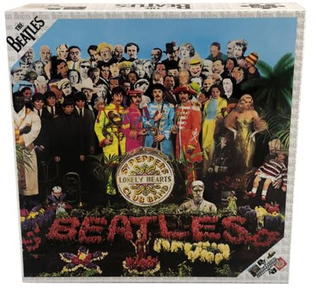 The Beatles - Sgt Pepper Double Sided Album Art Jigsaw Puzzle