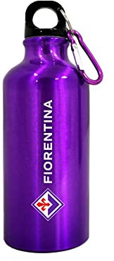 Giemme VANNISPORT Fiorentina Viola Logo Nuovo Borraccia in Alluminio Viola Due Varianti 400 O 500 ML (500 ML)