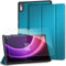 EasyAcc Coque Étui pour Lenovo Tab P11 2nd Gen 11.5 Pouces 2022 TB350FU/TB350XU avec en Verre trempé, Ultra Mince Housse avec Fonction Support et Veille Automatique et réveil Automatique,PaonBleu