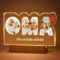 VEELU Oma Geschenk Enkel Enkelin LED Nachtlicht, Lampe mit Foto Personalisiert, Personalisierte Weihnachtsgeschenke Oma Geburtstagsgeschenk, Fotogeschenke, Muttertagsgeschenke