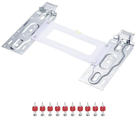 PATIKIL Air Conditioner Wall Mount Bracket, Indoor Internal Unit Universal Hanging Plate Hook Support Bracket Board Adjustable for HVAC
