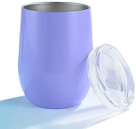 Regalo for tazza di birra, boccale di birra con incisione personalizzata Regali di festa 12 oz Doppia parete sottovuoto Bicchiere da vino senza stelo in acciaio inossidabile Bicchiere da viaggio in ve