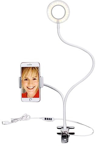 Didiseaon Beauty Led Light Phone Bracket Live Broadcast Fill Lamp for Photography