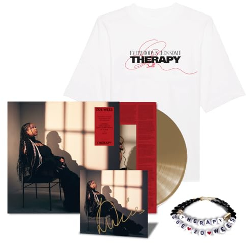 Zoe Wees, Neues Album 2023, Therapy, Exclusive Signed Card + T-Shirt (Größe M) + Bracelets