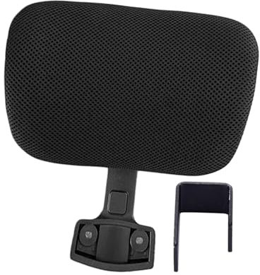 JISADER Bürostuhl-Kopfstützenbefestigung, Stuhl-Nackenkissen, Netz-Kopfstütze für jeden Schreibtischstuhl, für 1.9 cm bis 2.3 cm