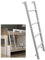 EsEntL Etagenbett-Leiter, Etagenbett-Treppe/Leiter (zum Einhängen) – tragbare Metall-Hänge-RV-Leiter 45 Zoll/50 Zoll/55 Zoll/59 Zoll, Bett-Ersatzzubehör, ergonomische Sprossenleiter (Farbe: Weiß, G