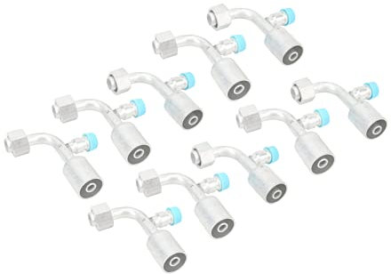 Auto-AC-Schlauchverbinder, Universeller, Stabiler Klimaanlagen-Umbau aus Aluminium für PKW und LKW (10,5 mm/0,41 Zoll 11,5 mm/0,45 Zoll)