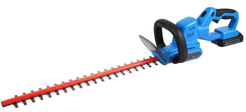FLEXMAN Cordless Hedge Trimmer, 22'' Dual Action Blades 20V Electric Bush Trimmer with 180° Rotatable Handle 3/4'' Cutting Capacity, 1550Rpm Handheld Bush Shrub Trimmer for Garden