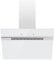 FIREGAS Hotte aspirante inclinée 60 cm, classe A+++, débit d'air 684 m³/h, hotte de cuisine 9 vitesses, commande tactile et gestuelle, hotte murale évacuation ou recyclage, blanc
