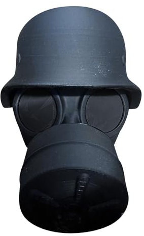 Abdeckkappe für Anhängerkupplung,In Gasmaske-Helm-Form,Staubdicht & Wasserdicht,Anhängerkupplung Schutzkappe Abdeckung für 50 mm Kugelkopf Anhänger Anhängerkupplungen Kupplungskappe Anhänger (Schwarz)