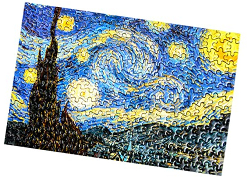 234 Stück Kreatives Papier Lernpuzzle Sternenmotiv für Erwachsene | Feine Schnittkanten, 1, Unterhaltsames Zusammensetzen, Geschenkidee für Männer