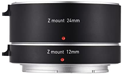 Auto Focus Macro Photography Extension Tubes for Nikon Z Mount Cameras Z50 Z5 Z6 Z7 with 12mm 24mm Tubes for Close Up Shots