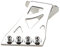 Totority 4 Cordes Quincaillerie de Banjo avec Design Accessoire pour Banjo à Cordes Améliore et Durabilité pour Musiciens et Unique