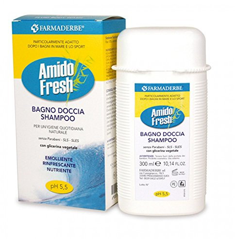 Farmaderbe Amido Fresh Bagno Doccia Shampoo - 300 ml
