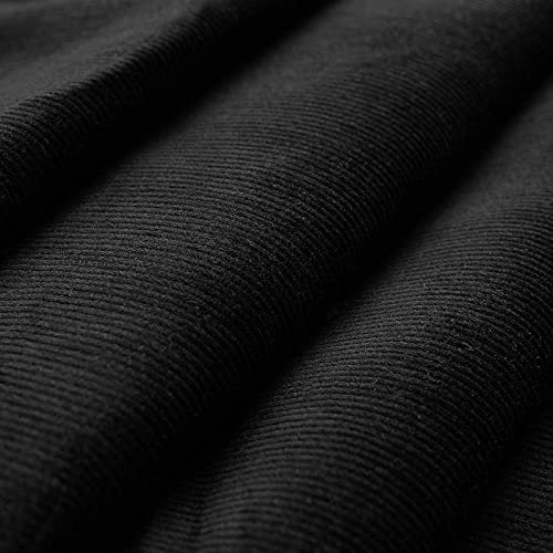 Feincord - 100% Baumwolle - Stoff - Meterware (schwarz)