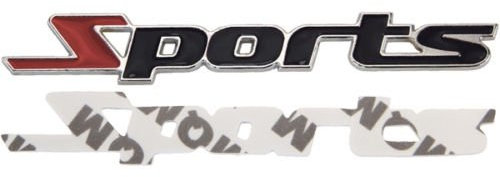 phil trade 3D Metall Chrom Sports Tuning Sport Aufkleber Emblem Logo Schriftzug Neu