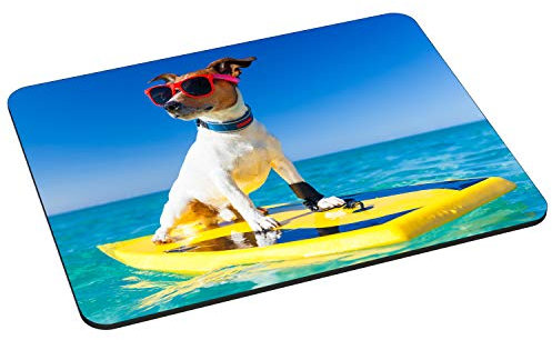 Pedea Neoprene Surfer Dog Design Mouse Pad