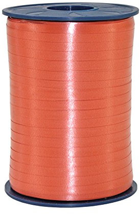 Präsent C.E. PATTBERG Geschenkband Kupfer, 500 Meter Ringelband 5 mm zum Basteln, Dekorieren & Verpacken von Geschenken zu jedem Anlass