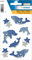 HERMA 6436 Aufkleber Delfin Glitzer klein groß, 8 Stück, Tiere Sticker mit Delphin Meerestiere Sterne Motiv, Kinder Etiketten für Fotoalbum Tagebuch Poesiealbum Scrapbooking Geburtstag Deko Briefe DIY