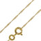 trendor Goldkette für Damen 333 Gold (8 Karat) Singapur-Muster 1,0 mm elegante goldene Halskette, wunderschöne Geschenkidee, Kette aus Echtgold 72450-45 45 cm