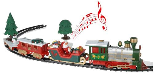 Viscio Trading FEERIC Lights & Christmas 8330 - Train de Noël - 22 Pièces