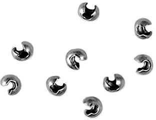 Magic and Arts Quetschperlen Hülsen Black Oxyd 3mm