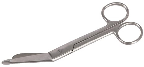 Kerbl 1658 Verbandsschere, Edelstahl, 145 mm