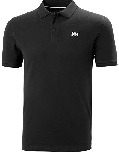 Helly Hansen Hommes Transat Polo, Noir, M