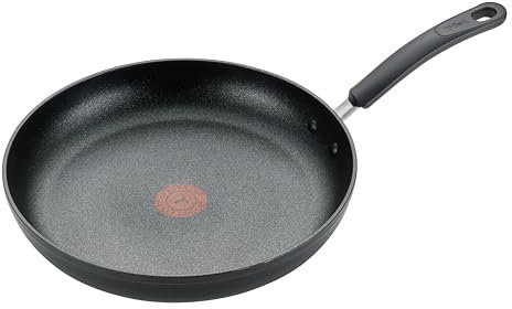 T-Fal 2100103841 Titanium Advanced Cookware - Sartén de aluminio, color negro