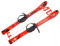 MARMAT KINDERSKI SKI Skier BINDUNG Stöcken Kinder-SKI Kunststoff 5 Farben 90 cm (Rot)