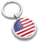 Biomar Labs® Schlüsselanhänger Metall Keyring mit Geschenkbox Autoschlüssel Geschenk Metall-Schlüsselanhänger Schlüsselbund Edelstahl USA Amerika America Amerikanische Flagge KK 189