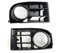 Polcar Griglia di Ventilazione Fari Fendinebbia Grata SX + Dx Adatto A per Golf V Diesel