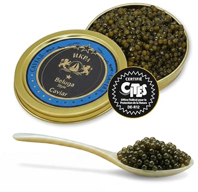 Sepehr Dad Amur Beluga Storione Caviale Premier | allevamento NC | 125 g