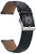 EACHE Uhrenarmband 20mm Leder Schwarz Krokodilmuster für Herren,Kroko Prägung Leder Uhrenarmband Vintage für Herren,Schnellverschluss Alligator Geprägtes Leder Uhrenarmbänder mit Silberne Schnalle
