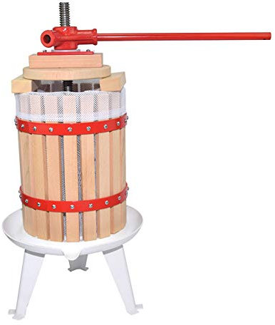 NEW Basket Type Retro Solid Wood Press Manual Apple Press Wine Pomace Separator Fruit Juicer