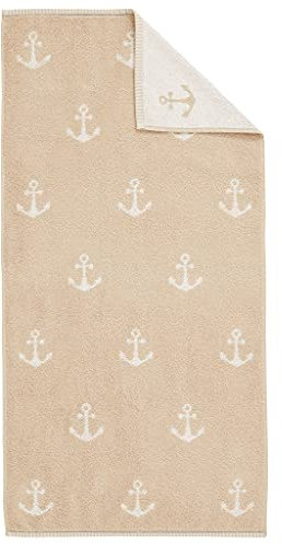 Dyckhoff Duschtuch Maritim 'Nautic' 70 x 140 cm Greige