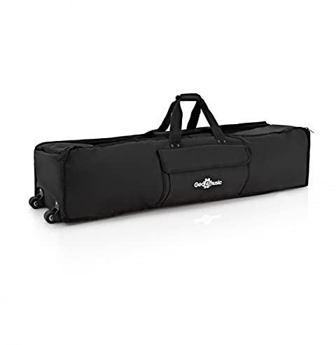 Gear4music 47 Zoll gepolsterte Trommeltasche Hardware Tasche mit Rädern