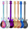 PBIEHSR Gitarren Löffel Gitarre Löffel, Edelstahl Kaffeelöffel Gitarre Geschenk für Musiker Tee Loeffel Kaffee- bzw. Teelöffel aus Edelstahl (Mehrfarbig)