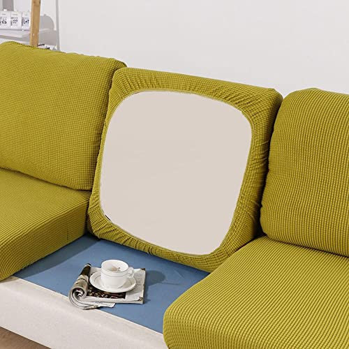 BOLUXIU Sofa-Sitzkissenbezug, Sofa-Sitzkissenbezug Stretch, elastischer Kissenbezug, Sofa-Sitzkissenbezug, mehrere Farben, passend für alle Sofas (einschließlich L-förmiger Ecksofas)