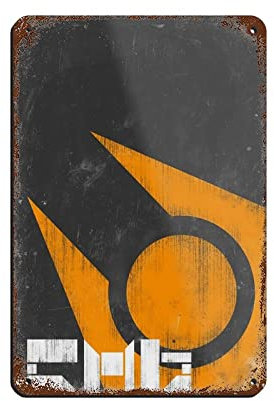 Half-Life 2 Game 1 Blechschild Vintage Metall Pub Club Cafe Bar Home Wandkunst Dekoration Poster Retro 8 x 12 Zoll (20 x 30 cm)