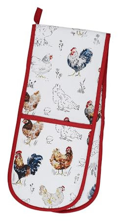 Ulster Weavers Farm Birds Double Oven Glove