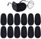 12 Pièces Cache Oeil pour Lunettes Réutilisable Cache Oeil pour Couvrir l'Oeil Gauche Droit Améliorer la Vision pour les Yeux Paresseux Amblyopia Strabismus Enfants et Adultes