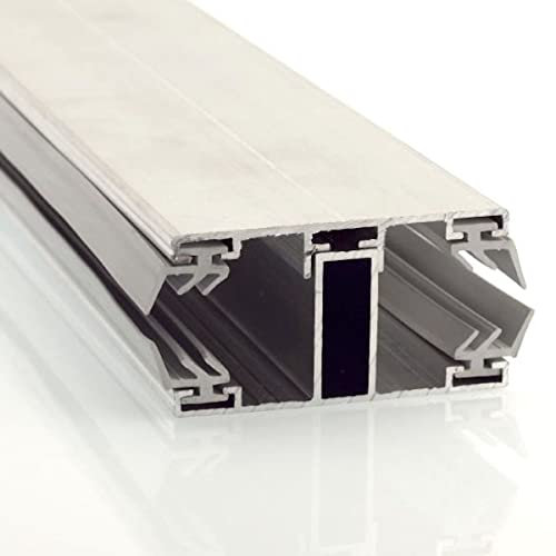 Löffert® Verbindungsprofil Alu/Alu | 6000 mm | Aluminium-Profile & Zubehör für 16mm Stegplatten Polycarbonat HKP