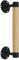 Purife 1ft Wood Handrail for Indoor Stairs, Wood Staircase Handrail W/s Black Sturdy Metal Brackets, Stair Banister Railing Wooden Safety Grab Bar for Elderly & Kids