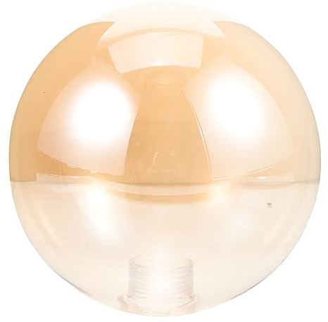 Glaskugel Lampe Ersatz aus Glas mit G9 Schraubmund | Dekorativer Lampenschirm, Lichtdurchlässigkeit, als Ersatz für Alte Abdeckung, Schutz vor Schmutz