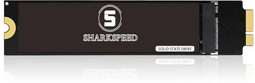 S SHARKSPEED SSD 512GB Interno per MacBook Air 2010-2011 A1369(EMC 2392/2469) A1370(EMC 2393/2471) (Pre-installato)