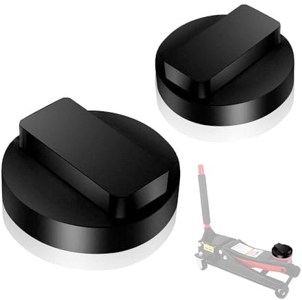 DGHOME 2 PCS Car Jack Pad, Trolley Jack Rubber Pad Car Lift Rubber Pads Support Block Adapter for Most Cars