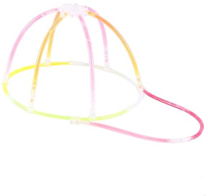 SAFIGLE Reusable Party Hat Leuchtende Wiederverwendbar-hüte Für Konzerte Festivals Und Feiern Für Junggesellenabschiede Und Nachtveranstaltungen Farben Zufällig