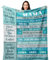 Yesbird Mama Geschenk Geburtstag, Geschenke für Mama von Tochter, Mutter Geschenk zum Weihnachten, Geburtstagsgeschenk für Mama, Muttertagsgeschenk, Bester Mama Geschenke Decke 150X130CM