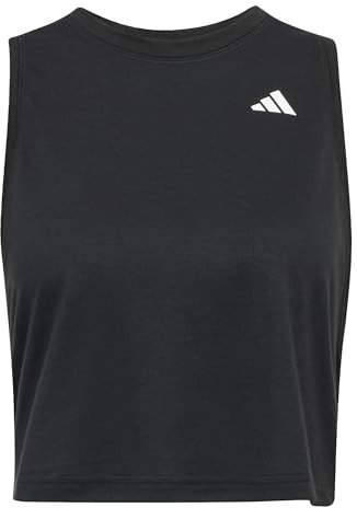 adidas Women's Train Essentials Boxy Workout Tank, Black, L